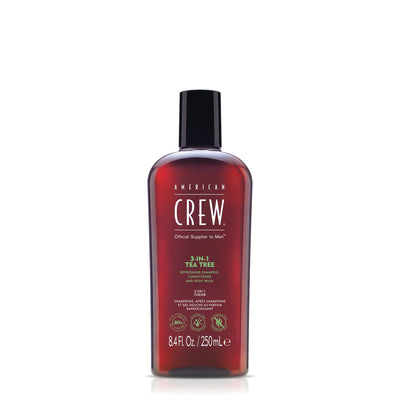 🎁 American Crew 3 In 1 Tea Tree (Bodywash, Shampoo and Conditioner) (Discount)