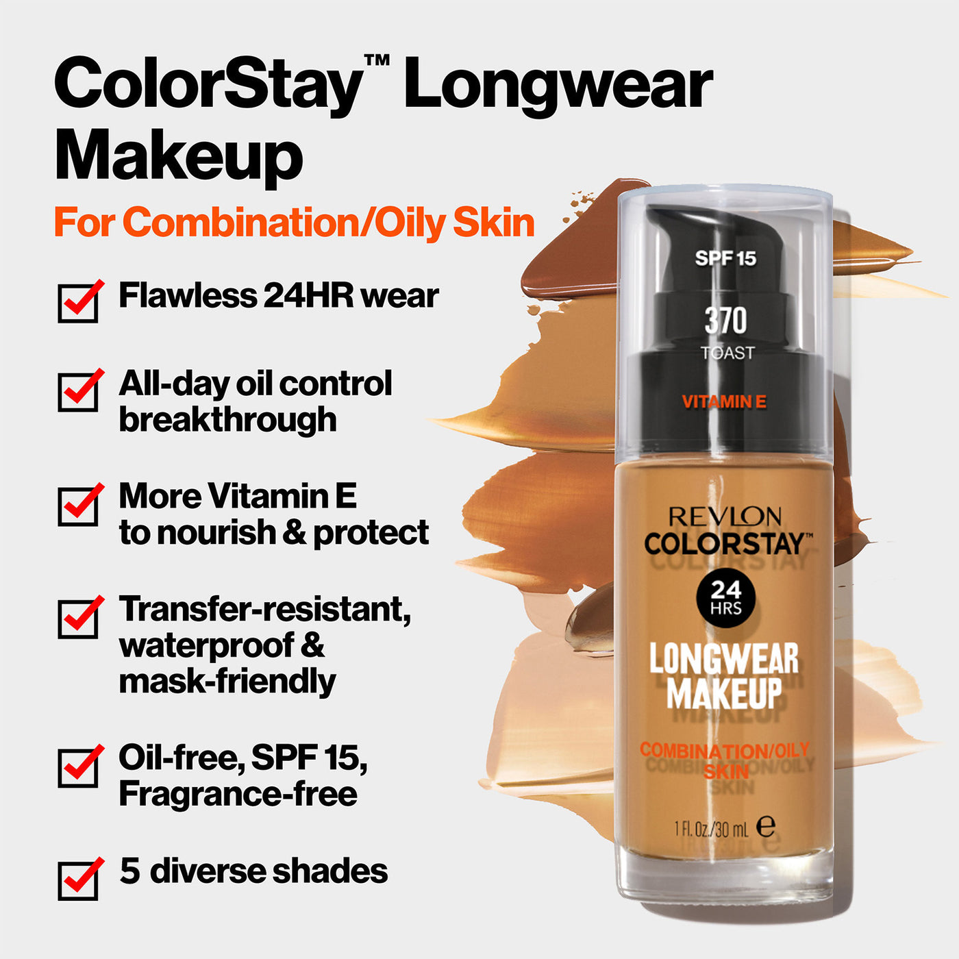 Revlon ColorStay Long Wear Make Up Combination/Oily SPF 15