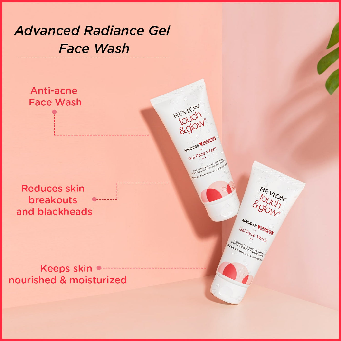 Revlon Touch & Glow Advanced Radiance Gel Face Wash | Buy Online