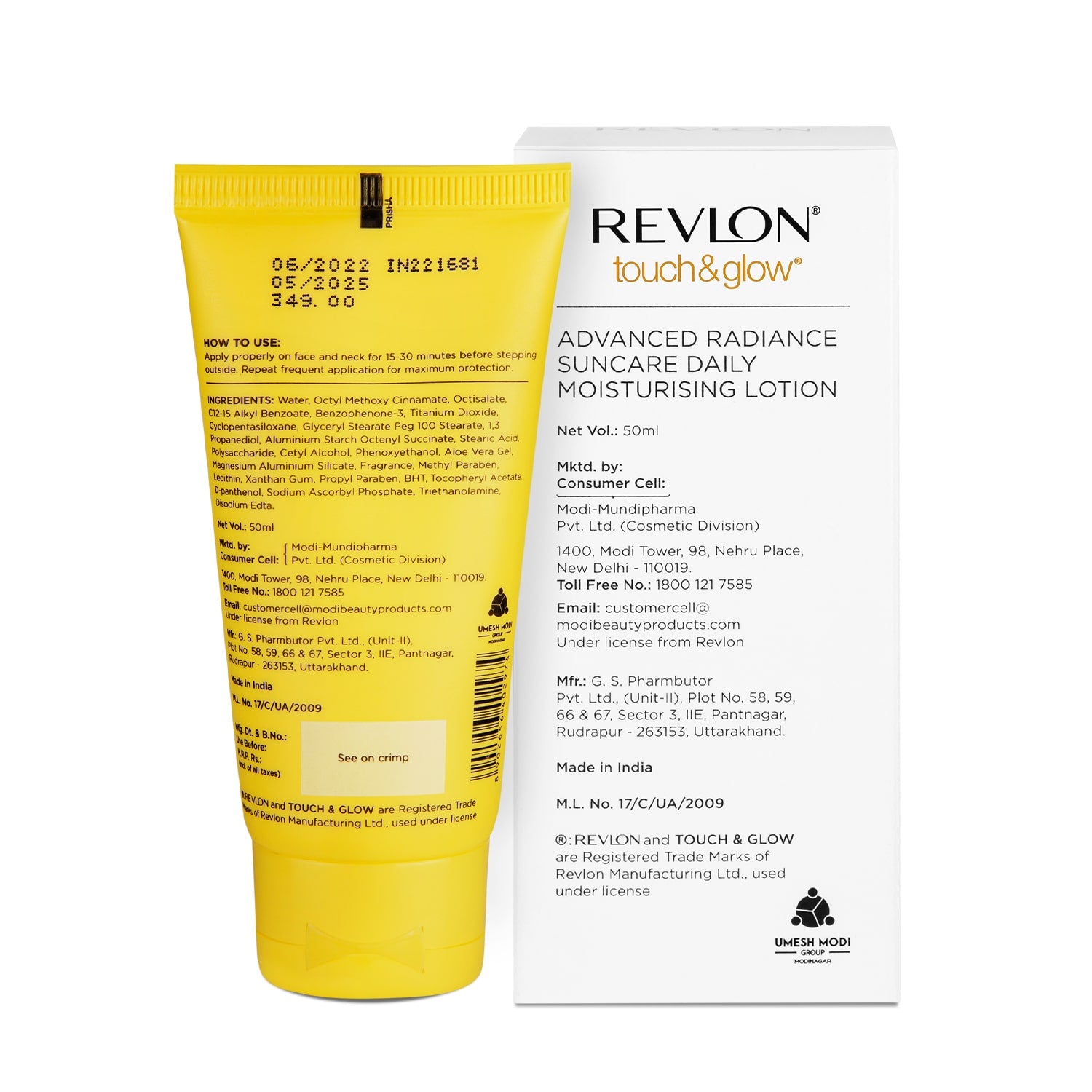 Revlon Tablet Touch & Glow Advanced Radiance Sun Care SPF 30 - Daily Moisturizing ...