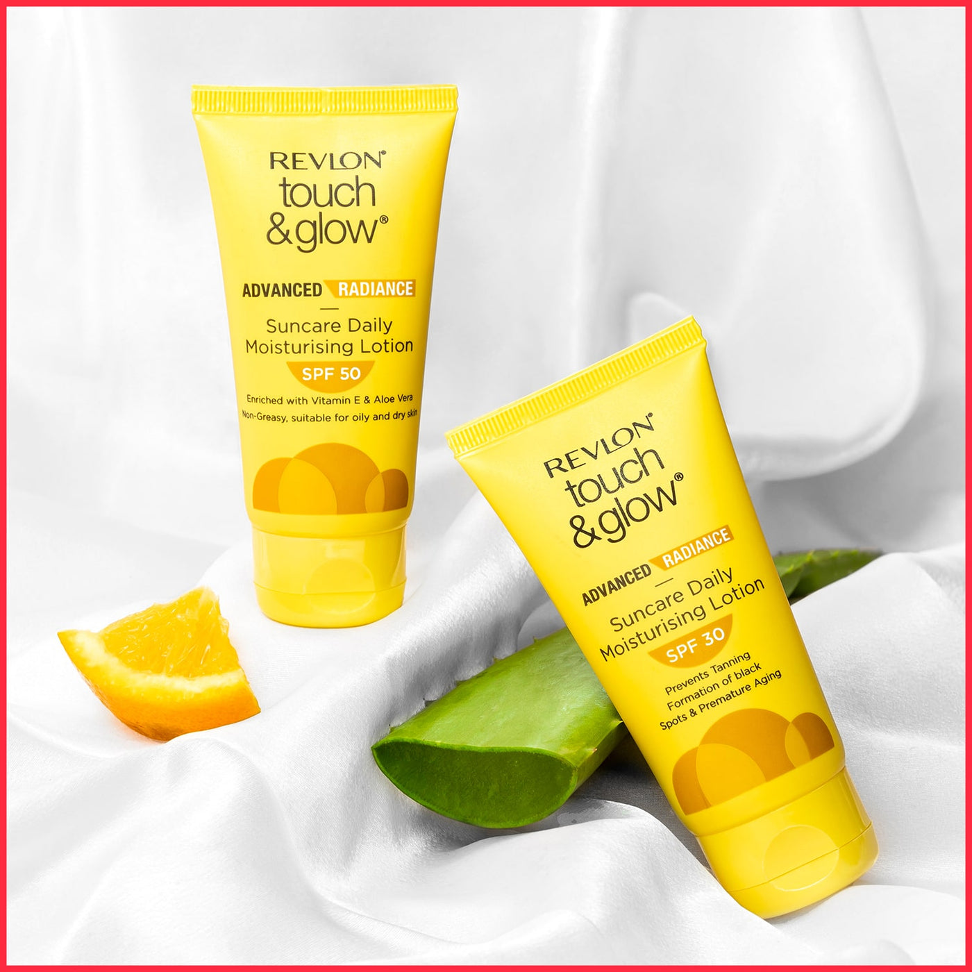 TOUCH & GLOW ADVANCED RADIANCE SUN CARE DAILY MOISTURIZING LOTION SPF 30