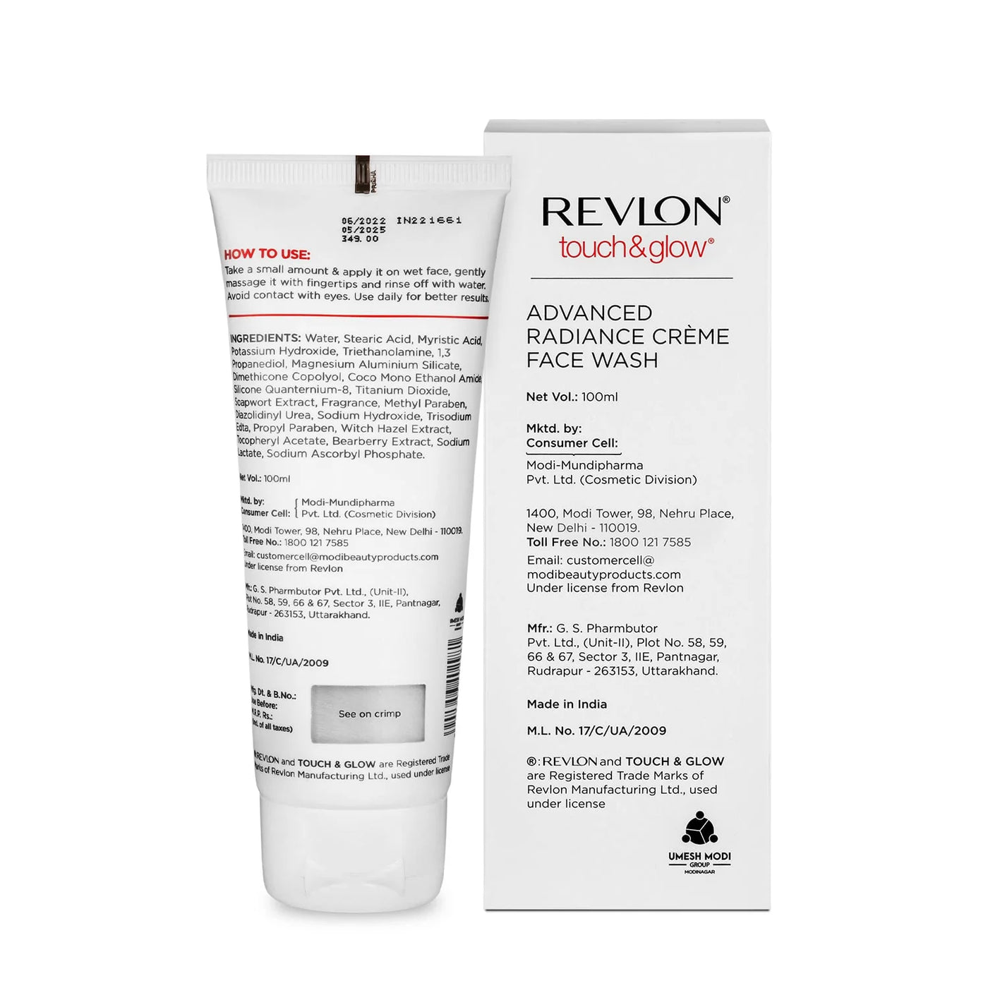 Top Speed Hair Color-Woman With Free Revlon Touch & Glow Advanced Radiance Cream Facewash