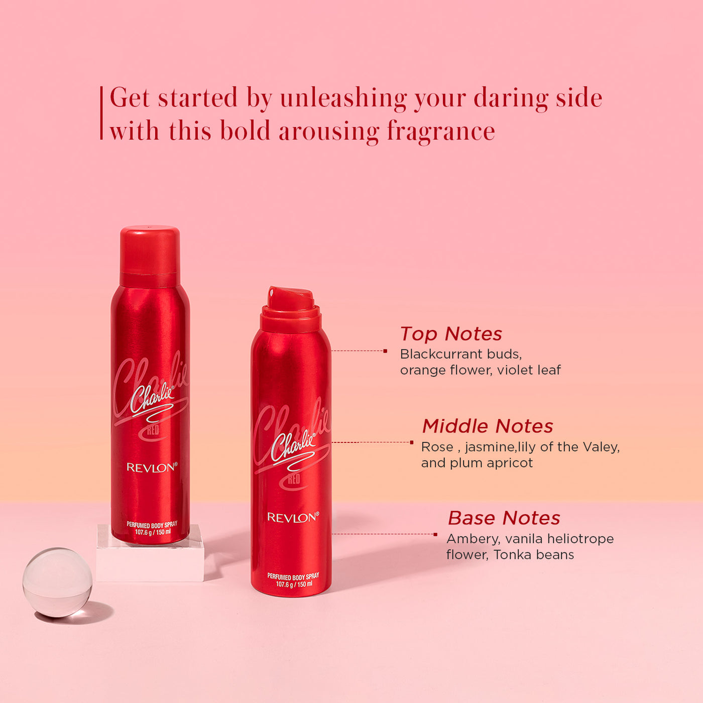 Charlie® Red Perfumed Body Spray