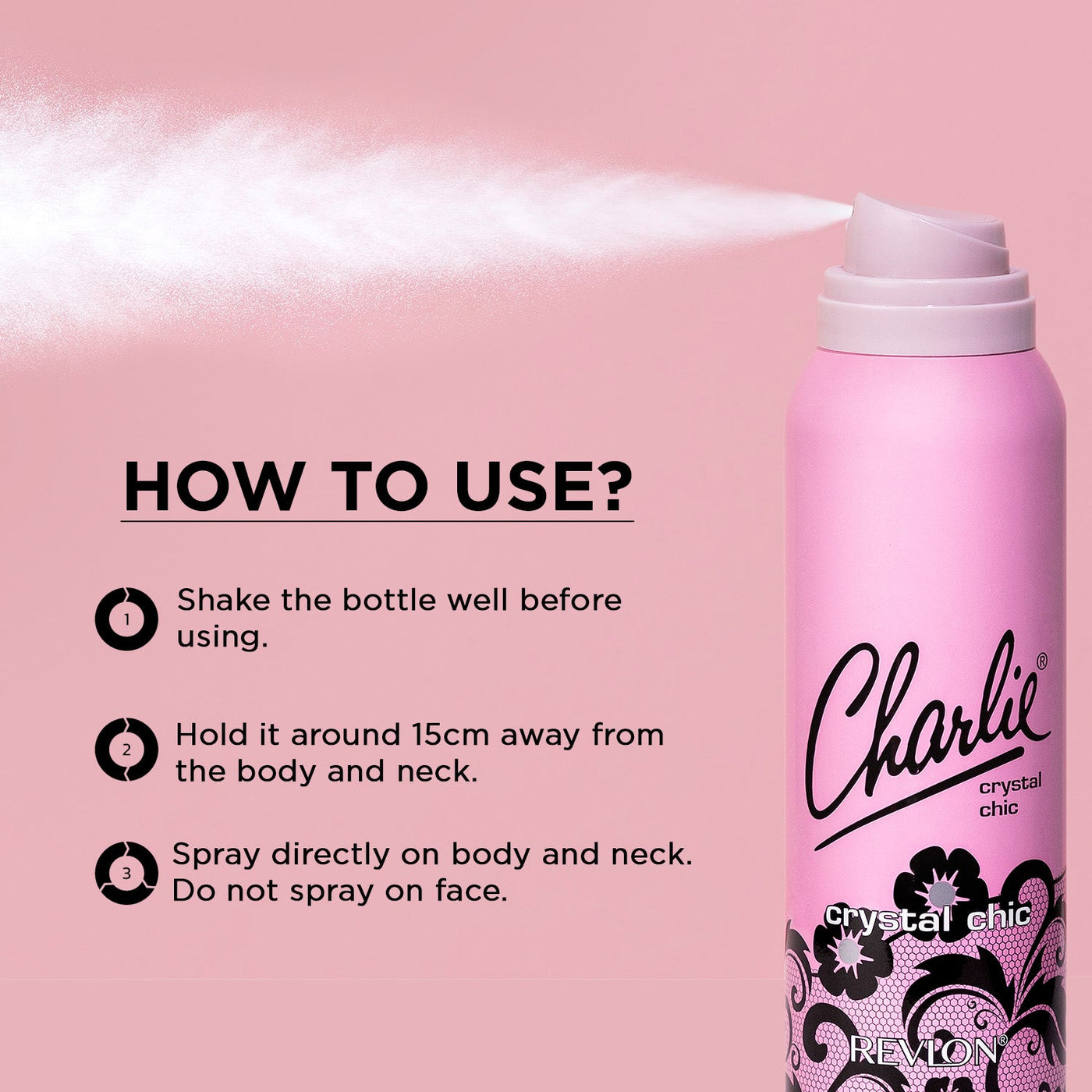 Charlie Crystal Chic Perfumed Body Spray - Special Offers