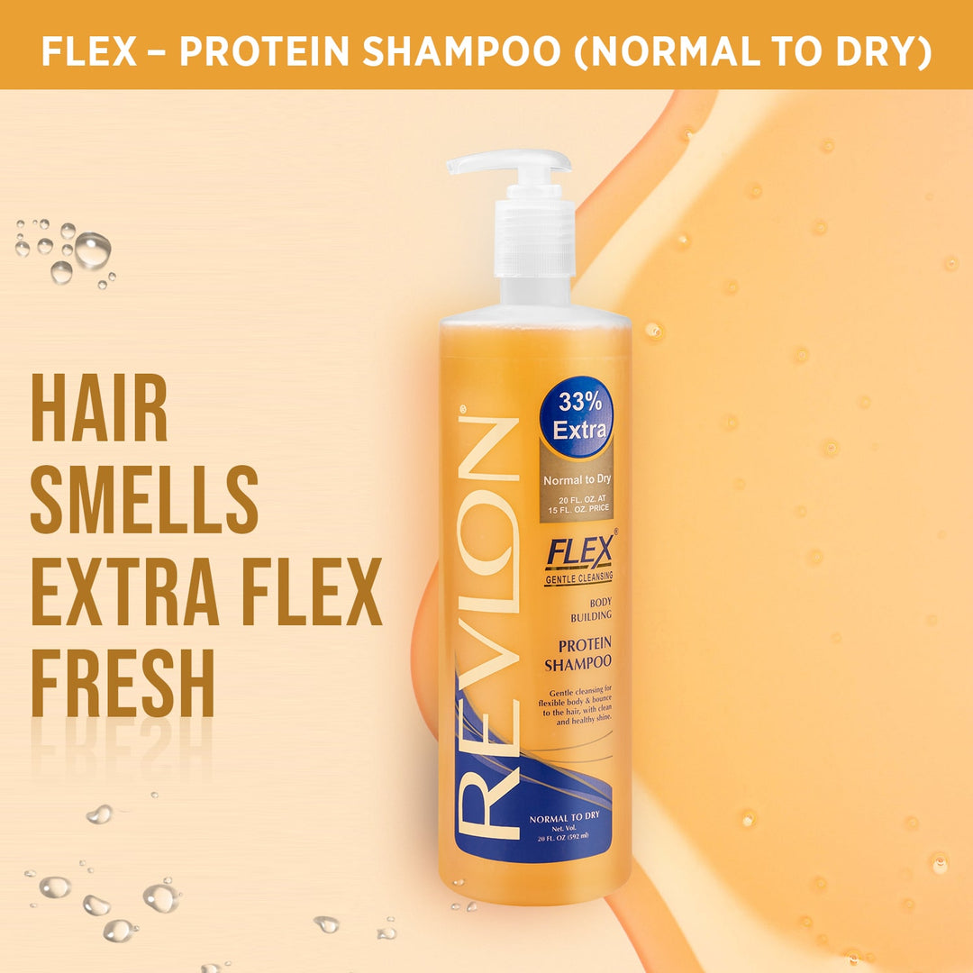 Revlon Flex Shampoo – Für Trockenes Und Geschädigtes Haar, Entwirrend & Pflegend
