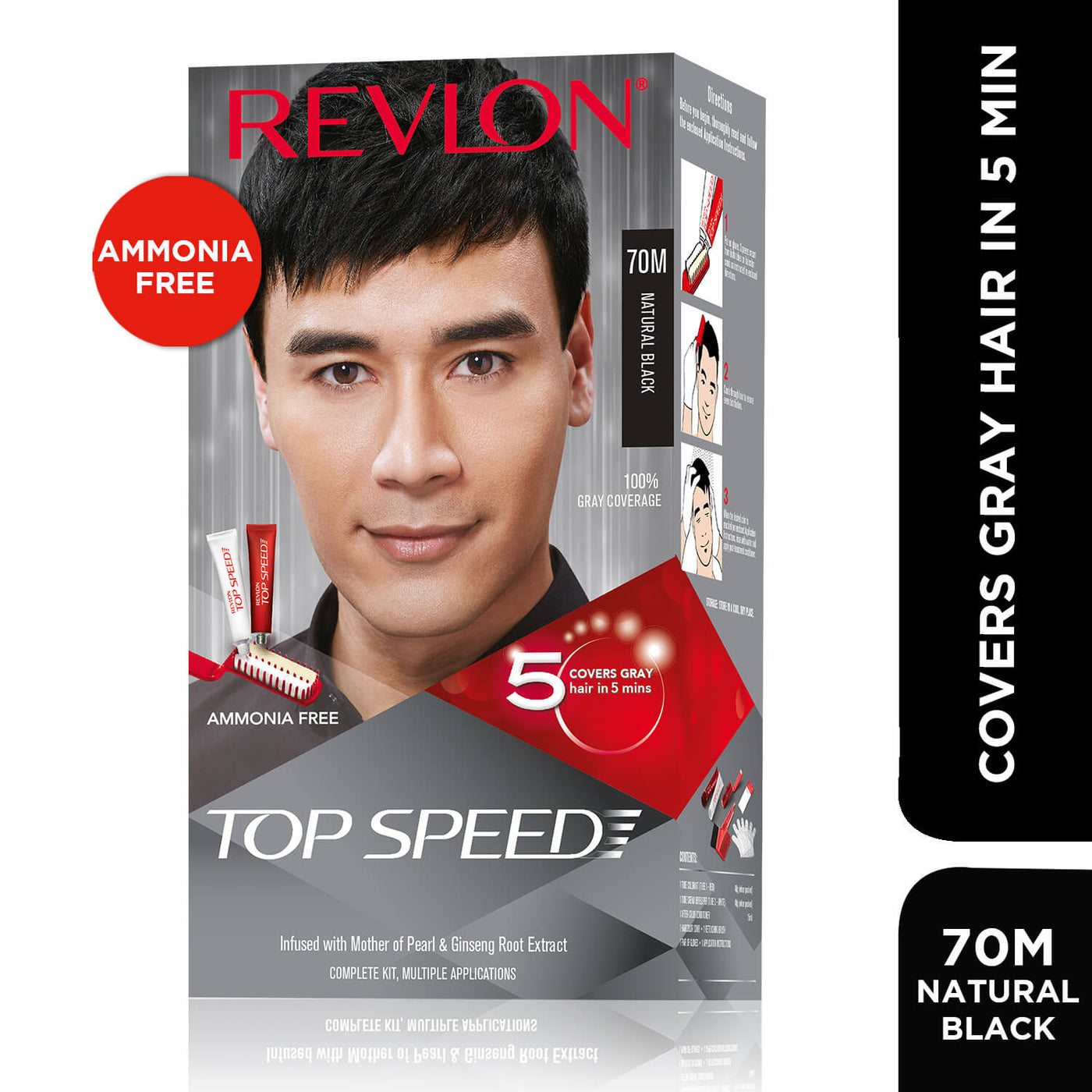 Revlon Top Speed Hair Color With Outrageous Conditioner 190 ML - Special offer