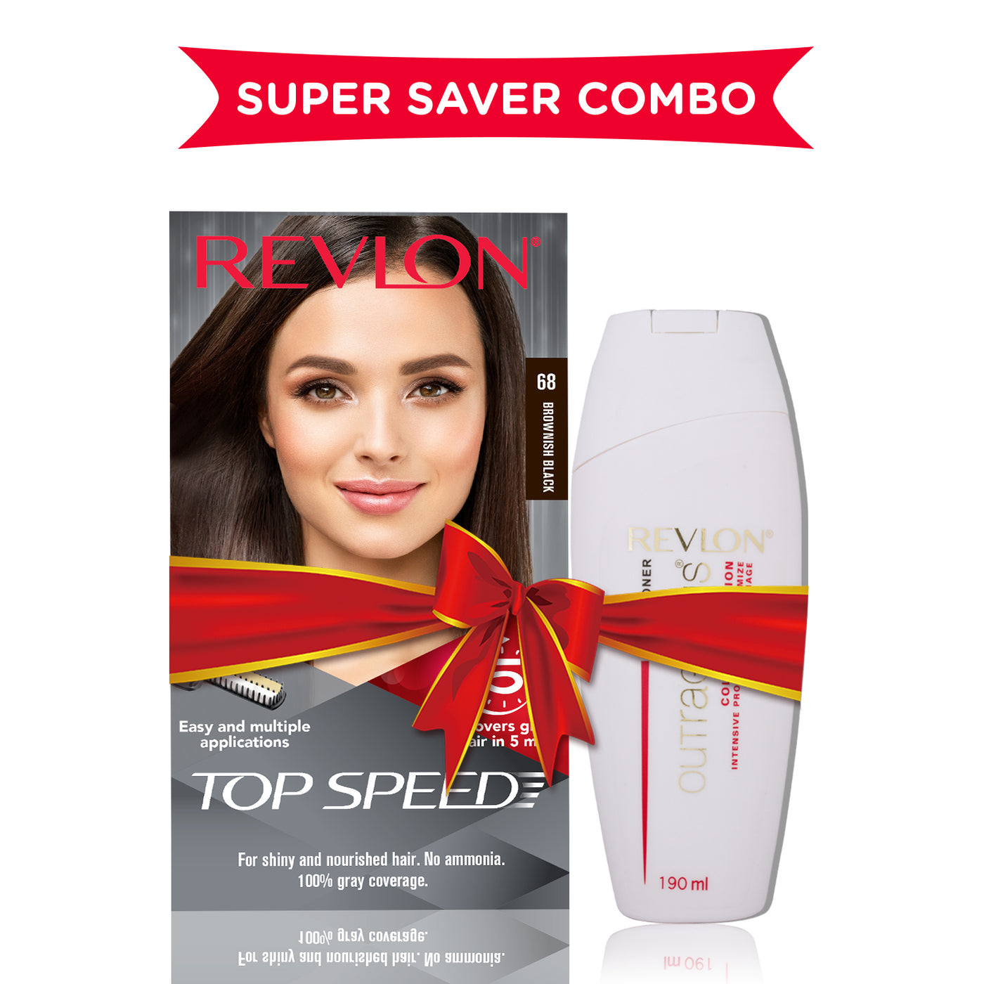 Revlon Top Speed Woman (with Outrageous Conditioner 190 ml)