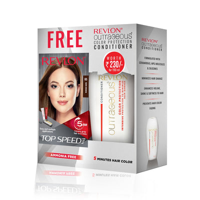 🎁 Revlon Top Speed Woman (with Outrageous Conditioner 190 ml) (Discount)