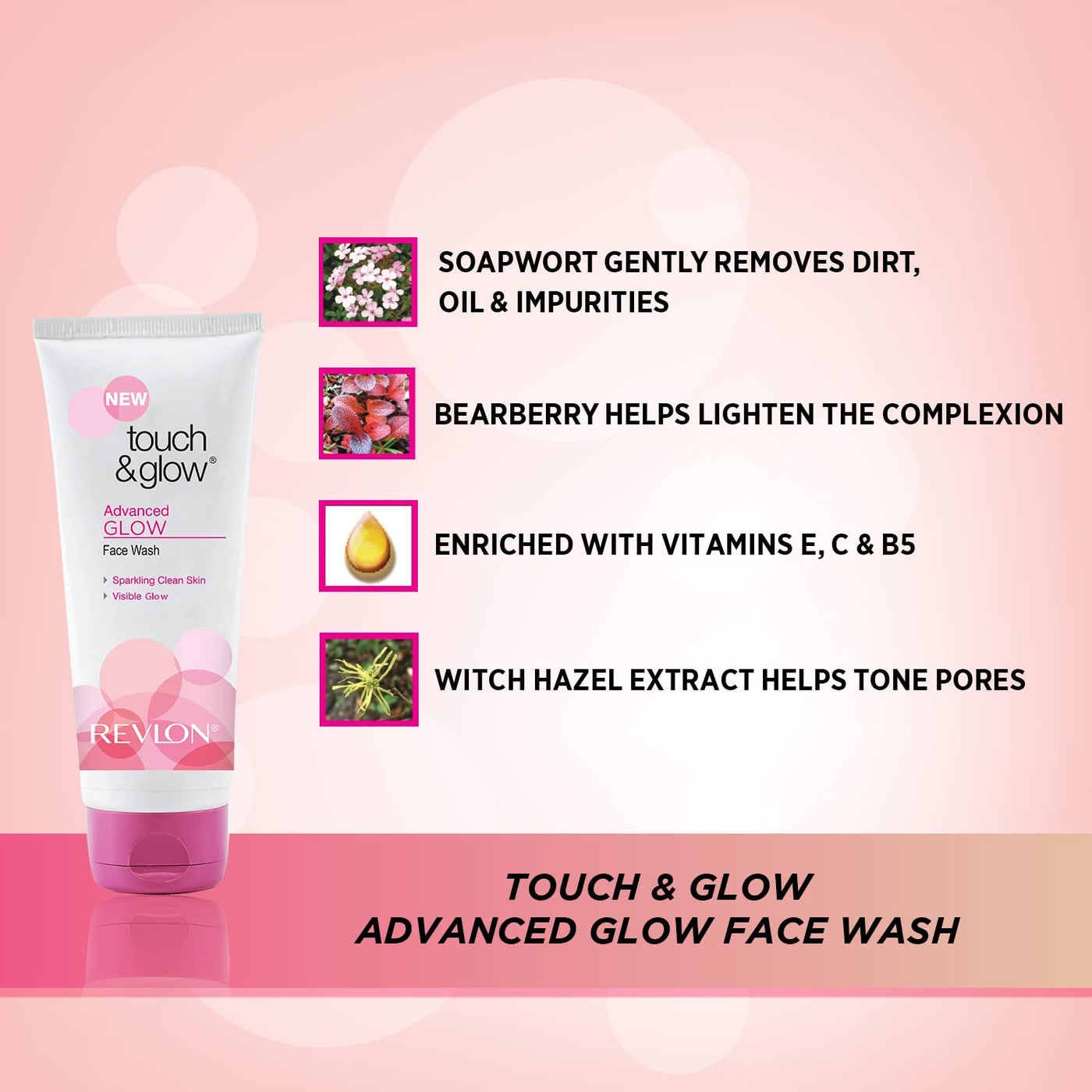 Touch & Glow® Advanced Glow Face Wash