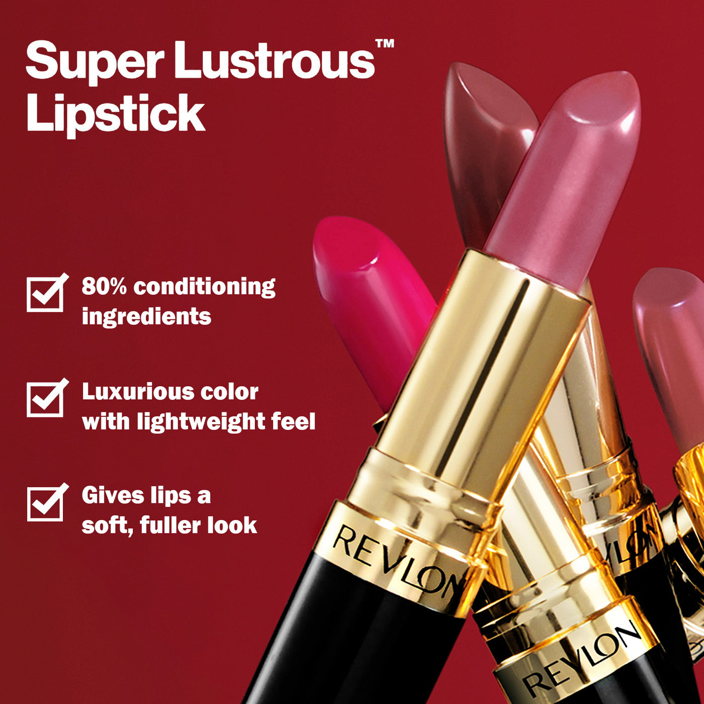 Revlon Radiant Raspberry Super Lustrous™ Lipstick - Pearl Finish | Radiant, Hydrating Color ...