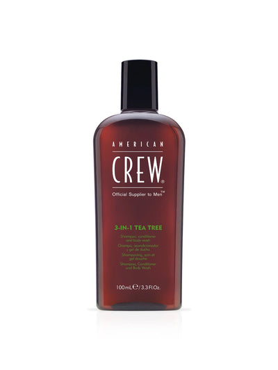 🎁 American Crew 3 In 1 Tea Tree (Bodywash, Shampoo and Conditioner) (Discount)