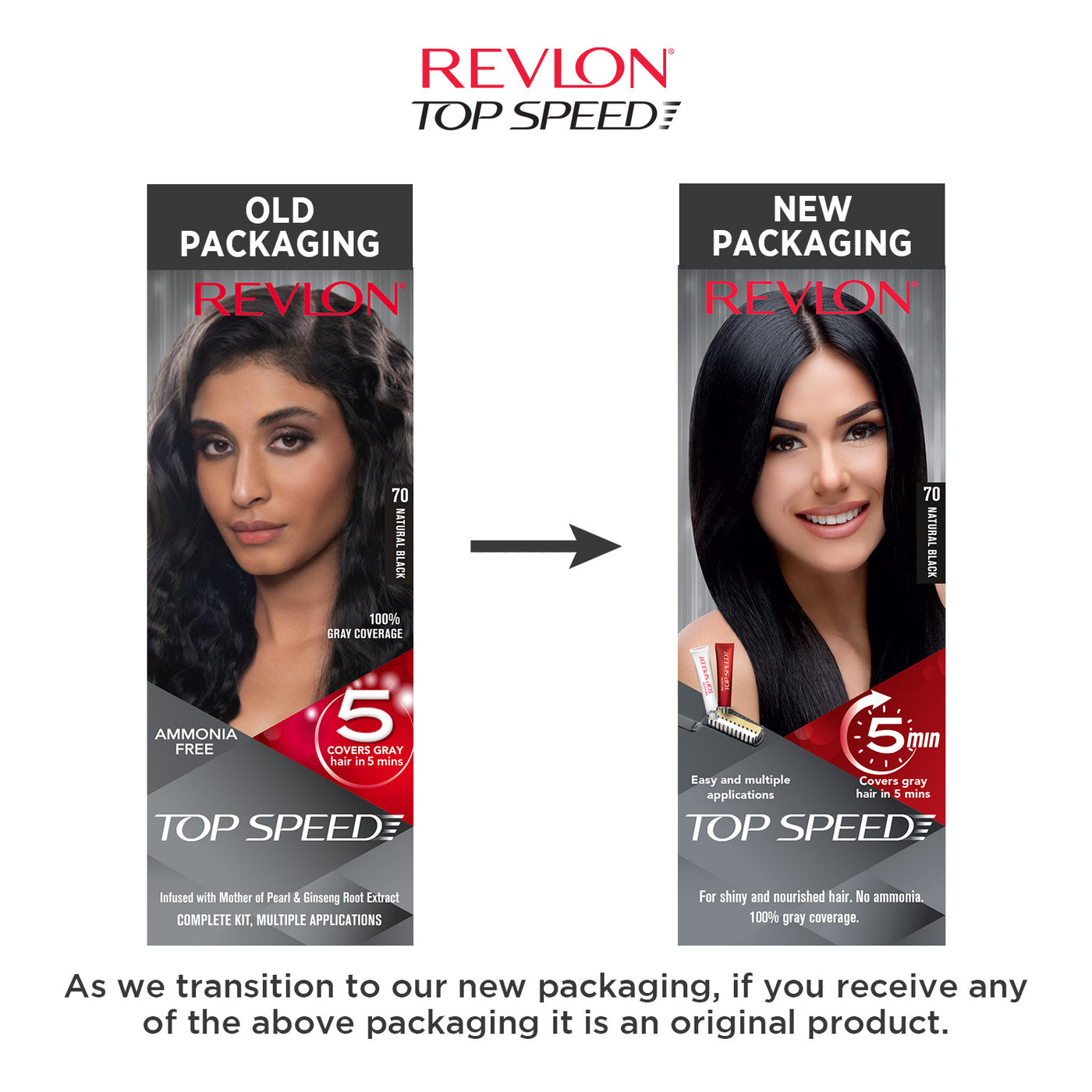 Revlon Top Speed Hair Color Small Pack for Women