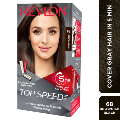 Top Speed Hair Color-Woman With Free Revlon Touch & Glow Advanced Radiance Cream Facewash