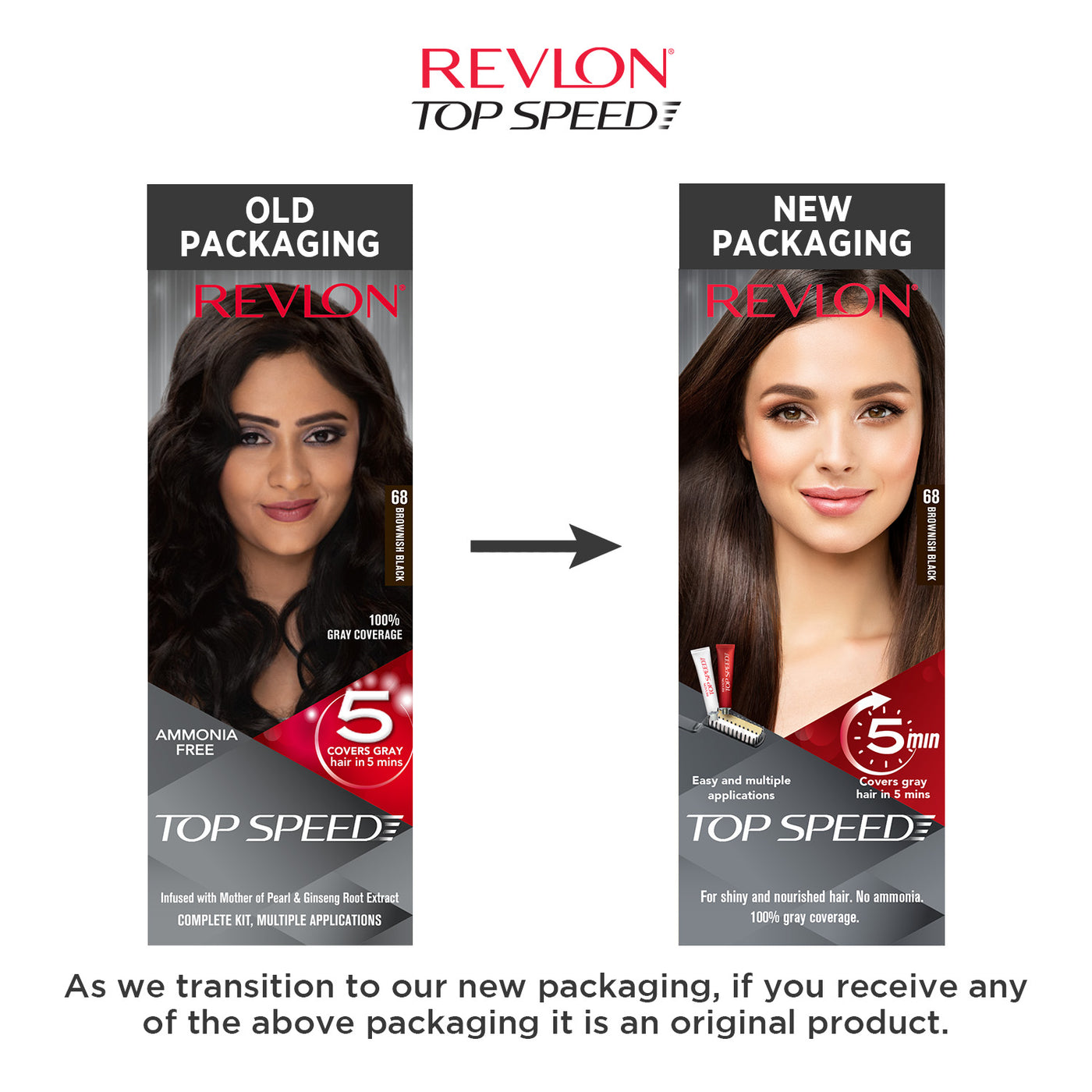 Revlon Top Speed Hair Color Small Pack for Women