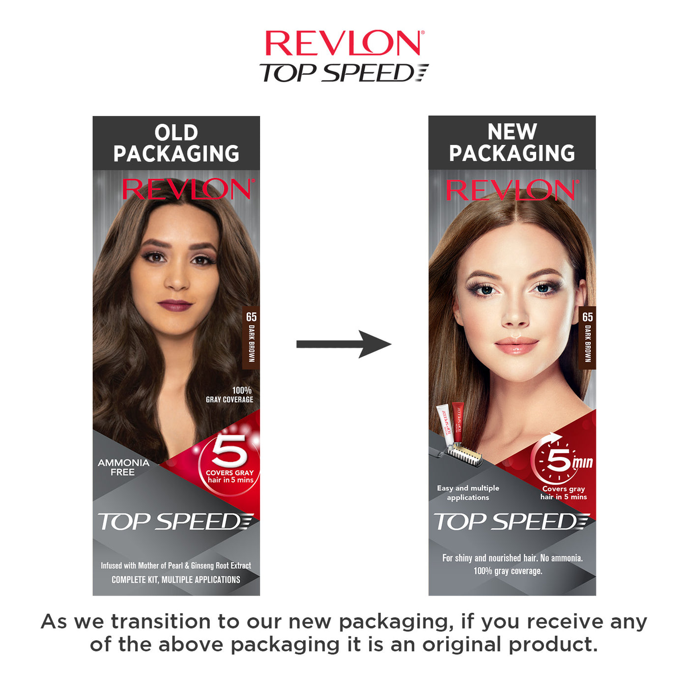 Revlon Top Speed Hair Color Small Pack for Women