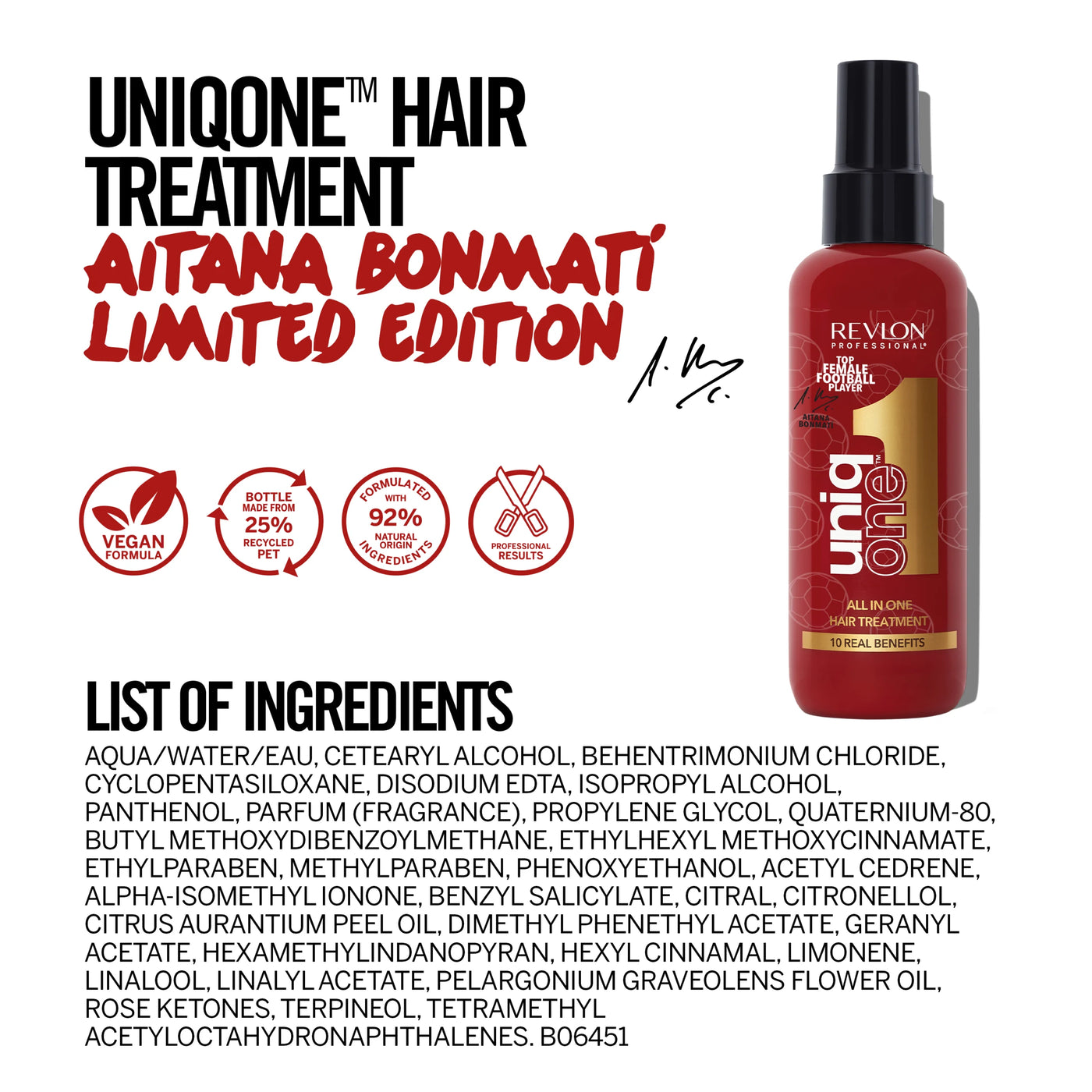 UniqOne™ Hair Treatment Aitana Bonmatí Limited Edition