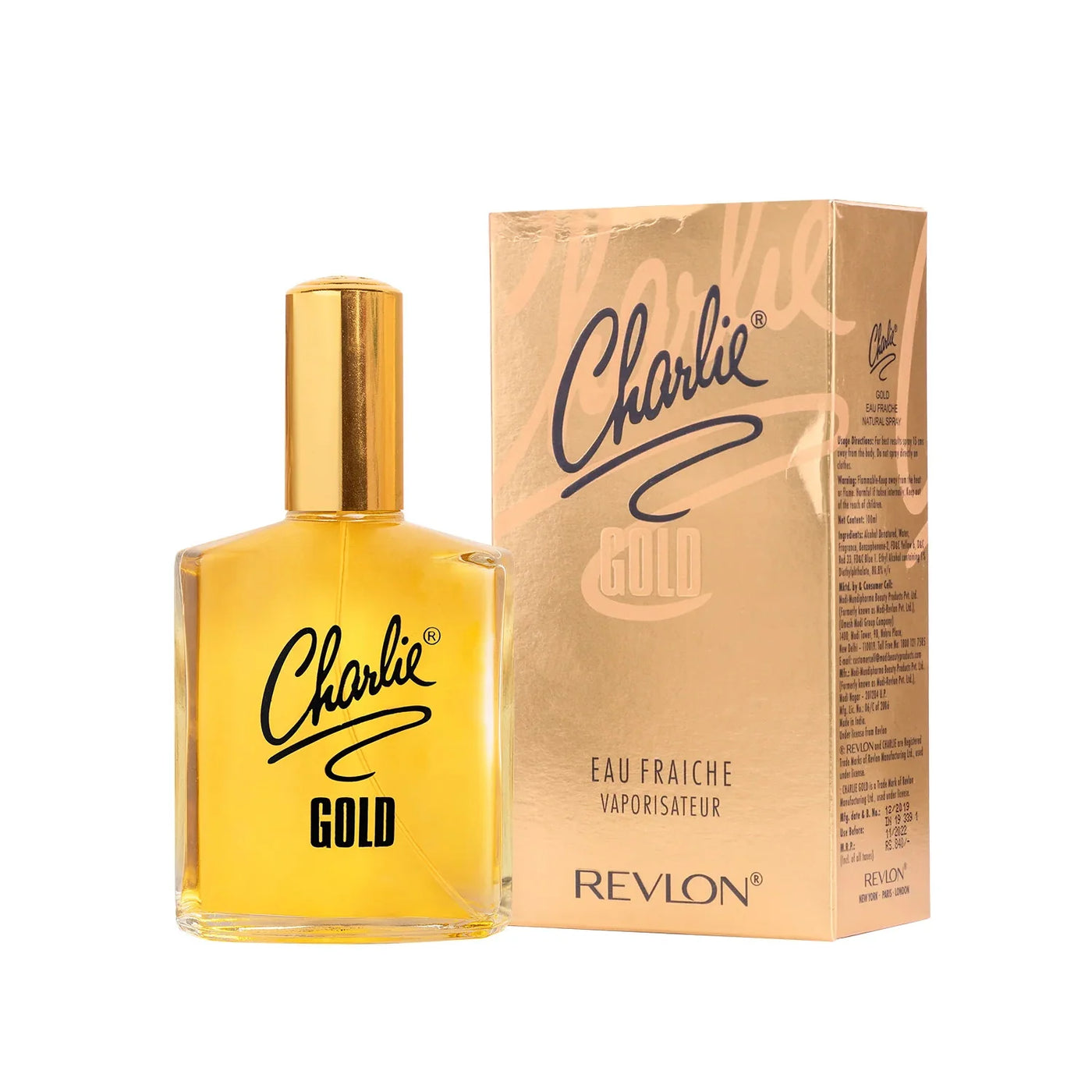 Revlon Charlie Gold Perfume and Body Spray Combo Pack