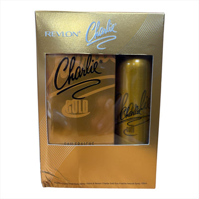 Revlon Charlie Gold Perfume and Body Spray Combo Pack