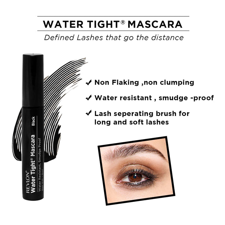 Wasserdichte Mascara Für Volumen – Black, Für Lang Anhaltenden Wimpernlook