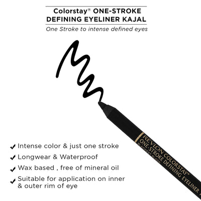 Colorstay One-Stroke Defining Eyeliner Kajal - Special Offer