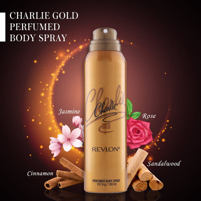 Charlie® Gold Perfumed Body Spray - Special Offer