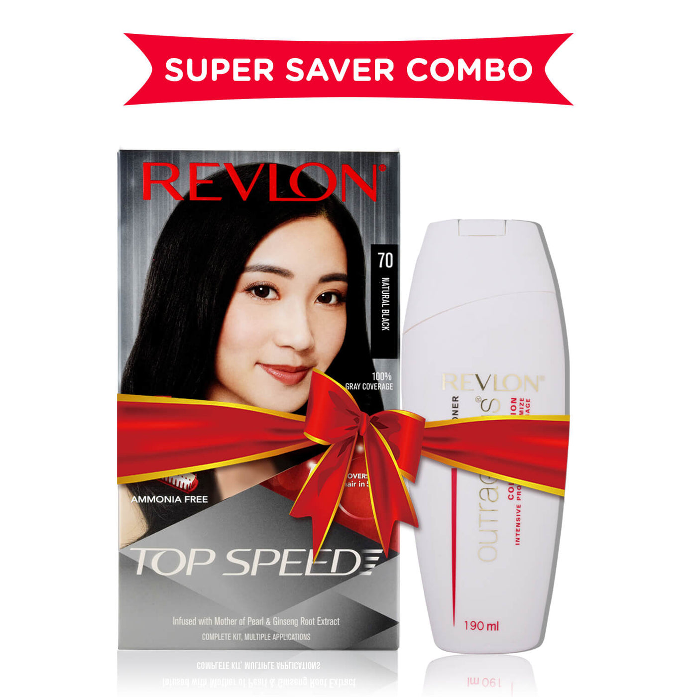 Revlon Top Speed Woman (with Outrageous Conditioner 190 ml)
