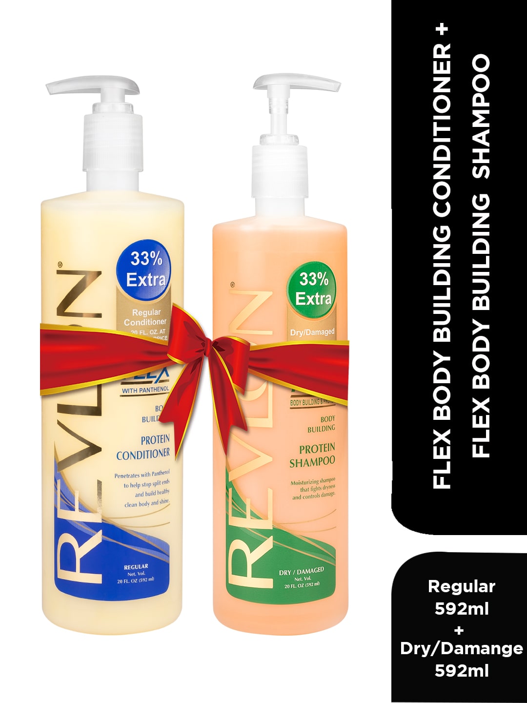 Revlon Building Revlon Flex Body Building Conditioner and Protein Shampoo Combo ...