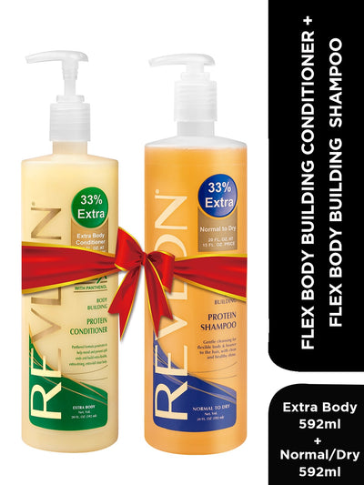 Revlon Flex Body Building Conditioner and Protein Shampoo Combo
