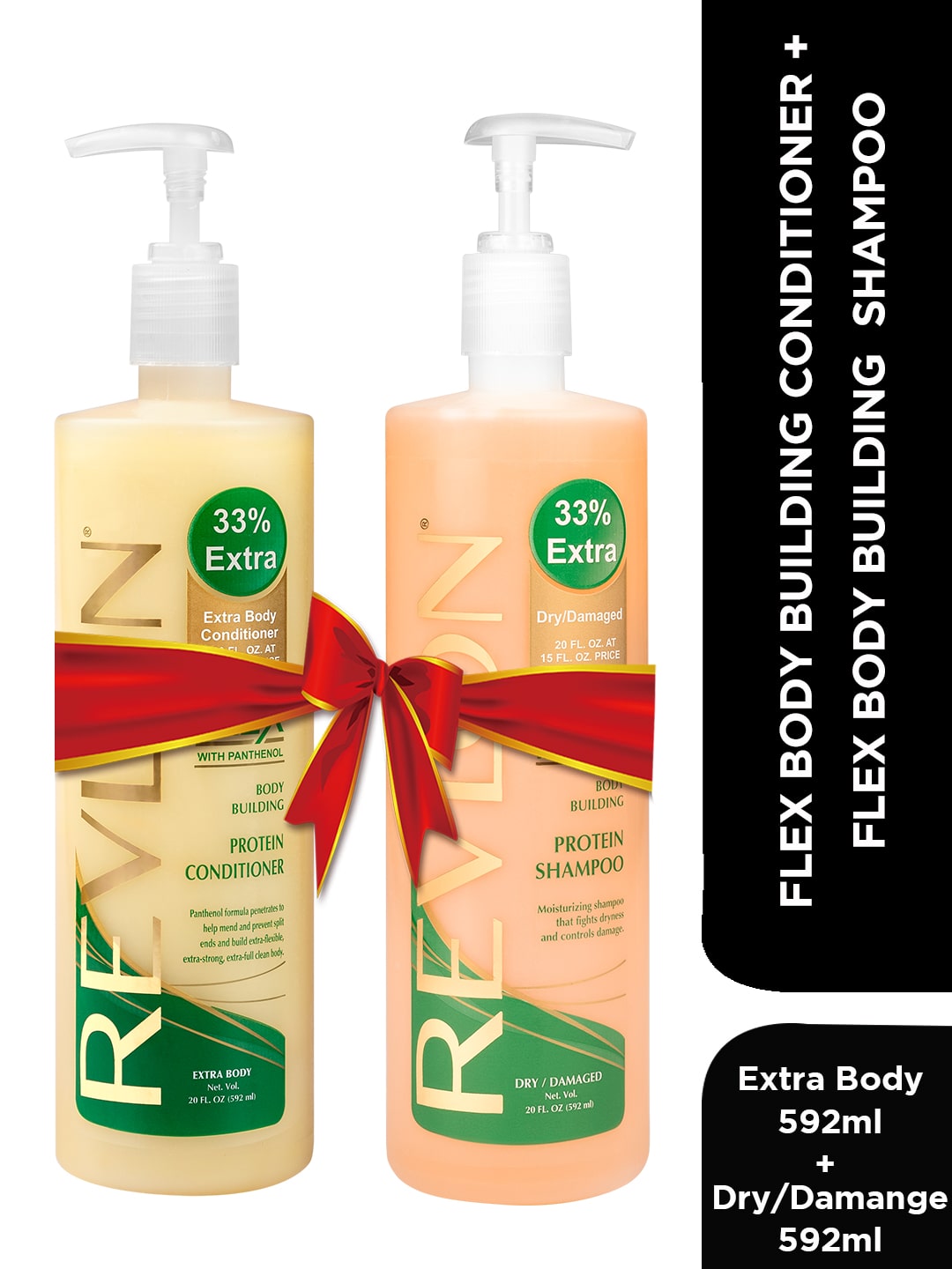Revlon Flex Shampoo Or Conditioner With Panthenol – 592ml, Travel Size, All Hair Types